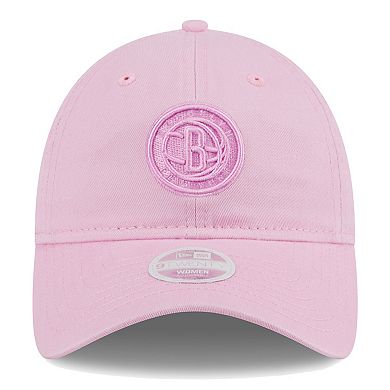 Women's New Era Pink Brooklyn Nets Colorpack Tonal 9TWENTY Adjustable Hat