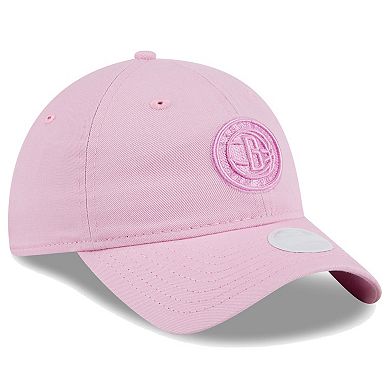 Women's New Era Pink Brooklyn Nets Colorpack Tonal 9TWENTY Adjustable Hat