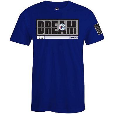 Unisex FISLL x Black History Collection  Blue Philadelphia 76ers T-Shirt