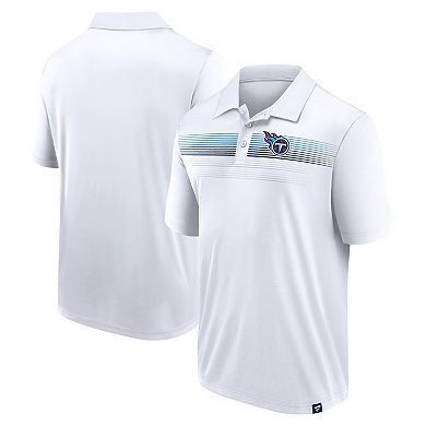 Men's Fanatics Branded White Tennessee Titans Victory For Us Interlock Polo