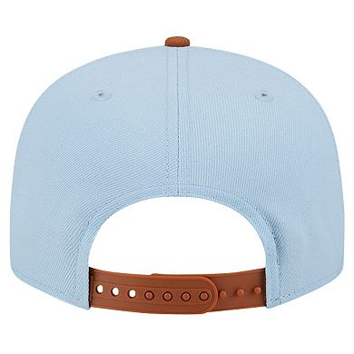 Men's New Era Light Blue/Brown Sacramento Kings 2-Tone Color Pack 9FIFTY Snapback Hat