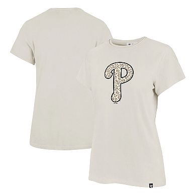 Women's '47 Oatmeal Philadelphia Phillies Imprint Frankie T-Shirt