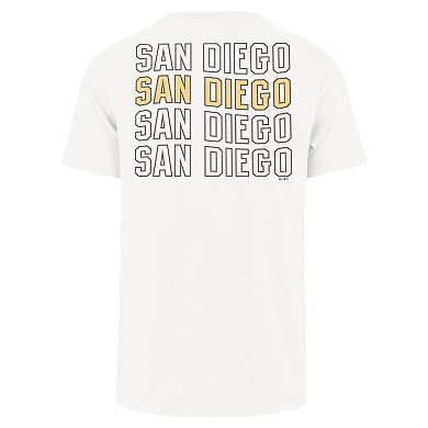 Men's '47 Cream San Diego Padres Hang Back Franklin T-Shirt