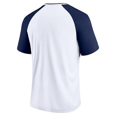 Men's Fanatics Branded Navy Sporting Kansas City Attacker Raglan T-Shirt