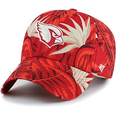 Women's '47 Cardinal Arizona Cardinals Tropicalia Clean Up Adjustable Hat