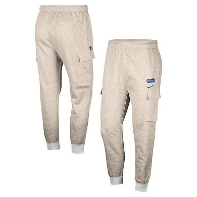 Men's Nike Heather Gray Duke Blue Devils Club Cargo Jogger Pants