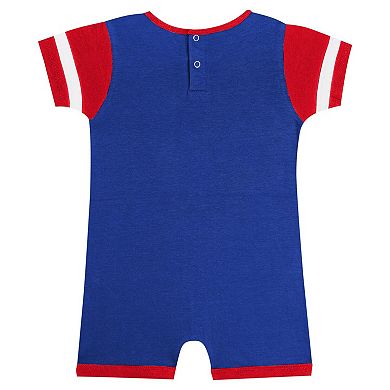 Newborn & Infant Fanatics Branded Royal Chicago Cubs Fast Pitch Romper