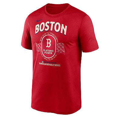 Men's Nike Red Boston Red Sox Dominican Republic Series Legend T-Shirt