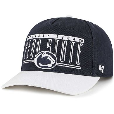 Men's '47 Navy Penn State Nittany Lions Double Header Hitch Adjustable Hat