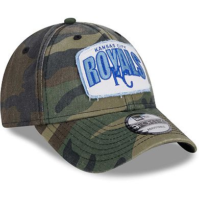 Men's New Era Camo Kansas City Royals Gameday 9FORTY Adjustable Hat