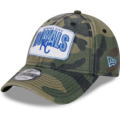 Men's New Era Camo Kansas City Royals Gameday 9FORTY Adjustable Hat