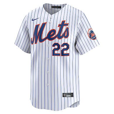 Men's Nike Brett Baty White New York Mets Home Limited Player Jersey