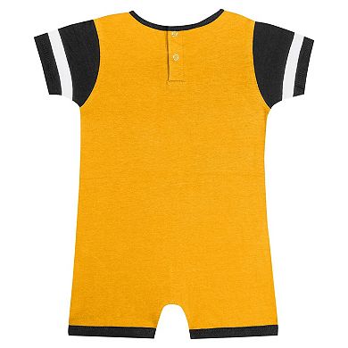 Infant Fanatics Branded Gold Pittsburgh Pirates Fast Pitch Romper
