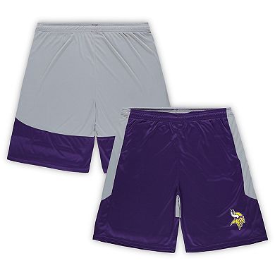 Men's Fanatics Branded Purple Minnesota Vikings Big & Tall Team Logo Shorts