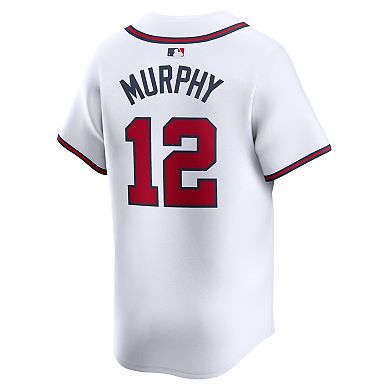 Men's Nike Sean Murphy White Atlanta Braves Home Limited Player Jersey