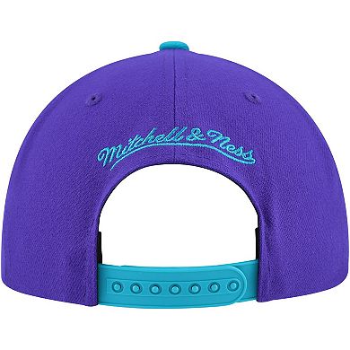 Men's Mitchell & Ness Purple/Teal Chicago Bulls Core Snapback Hat