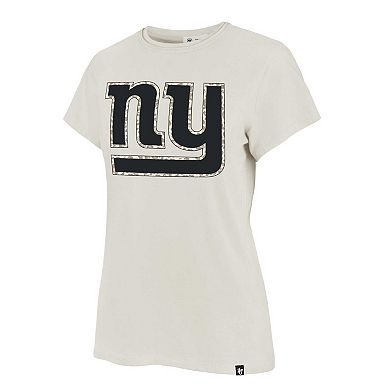 Women's '47 Cream New York Giants Panthera Frankie T-Shirt