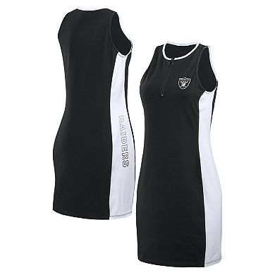 Women's WEAR by Erin Andrews Black Las Vegas Raiders Bodyframing Tank Dress