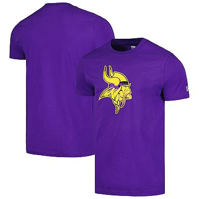 Men's New Era Purple Minnesota Vikings Camo Logo T-Shirt