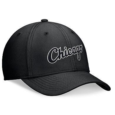 Men's Nike Black Chicago White Sox Evergreen Performance Flex Hat