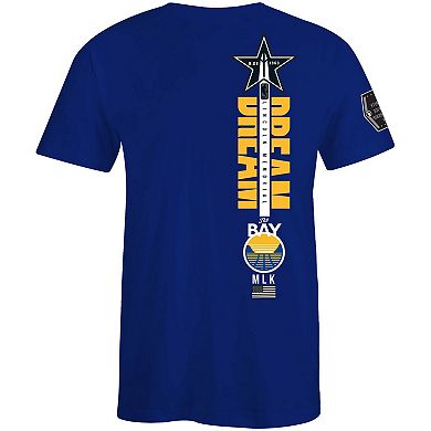 Unisex FISLL x Black History Collection  Royal Golden State Warriors T-Shirt