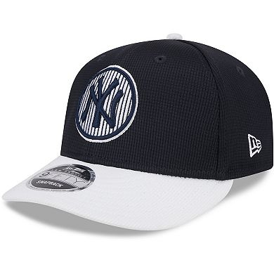 Men's New Era  Navy New York Yankees 2024 Batting Practice Low Profile 9FIFTY Snapback Hat