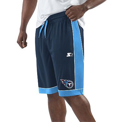Men's Starter Navy/Light Blue Tennessee Titans Fan Favorite Fashion Shorts