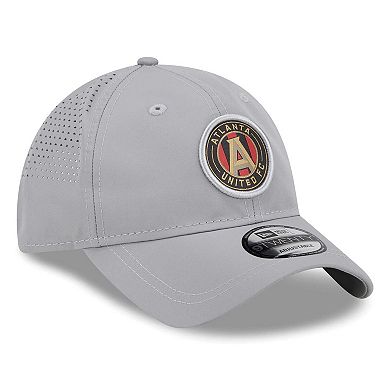 Men's New Era Gray Atlanta United FC Active 9TWENTY Adjustable Hat