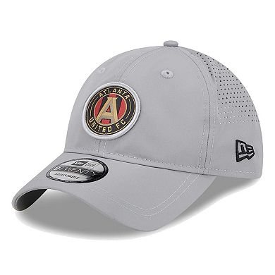 Men's New Era Gray Atlanta United FC Active 9TWENTY Adjustable Hat