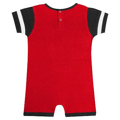 Newborn & Infant Fanatics Branded Red Cincinnati Reds Fast Pitch Romper