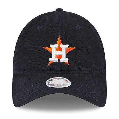 Women's New Era Navy Houston Astros Team Logo Core Classic 9TWENTY Adjustable Hat