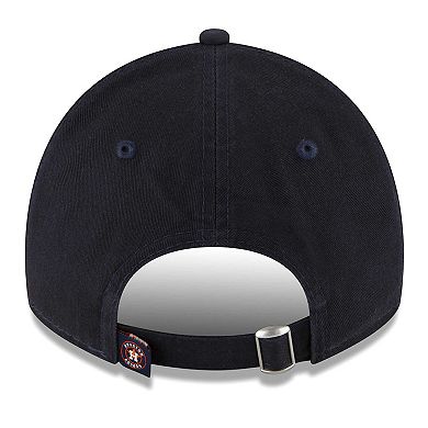 Women's New Era Navy Houston Astros Team Logo Core Classic 9TWENTY Adjustable Hat