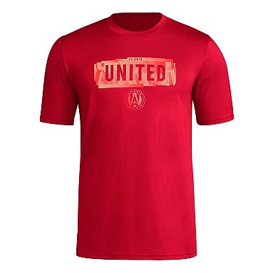 Men's adidas Red Atlanta United FC Local Pop AEROREADY T-Shirt