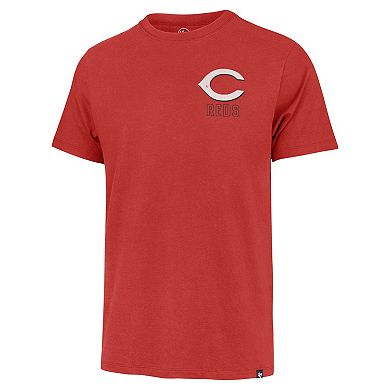Men's '47 Red Cincinnati Reds Hang Back Franklin T-Shirt