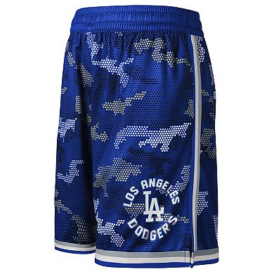 Youth Fanatics Branded Royal Los Angeles Dodgers Tech Runner Shorts