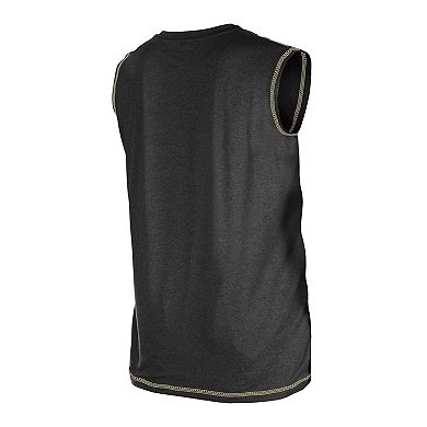 Men's New Era Black New Orleans Saints Tank Top