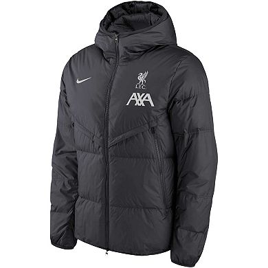 Men's Nike Anthracite Liverpool 2023/24 Strike Field Performance Full-Zip Hoodie Jacket