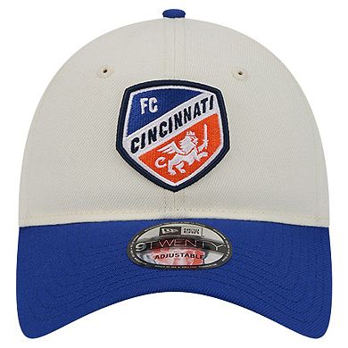 Men's New Era White FC Cincinnati 2024 Kick Off Collection 9TWENTY Adjustable Hat