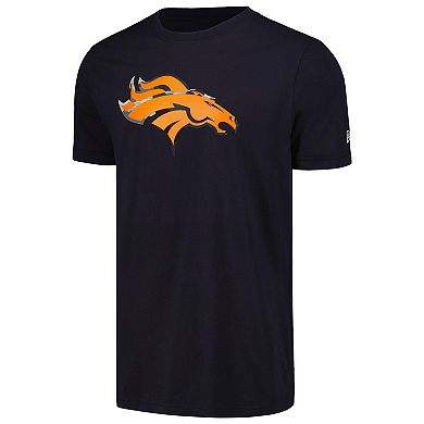 Men's New Era Navy Denver Broncos Camo Logo T-Shirt