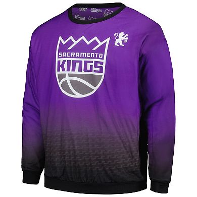 Unisex Stadium Essentials Purple/Gray Sacramento Kings Full Capacity Reversible Pullover Sweatshirt