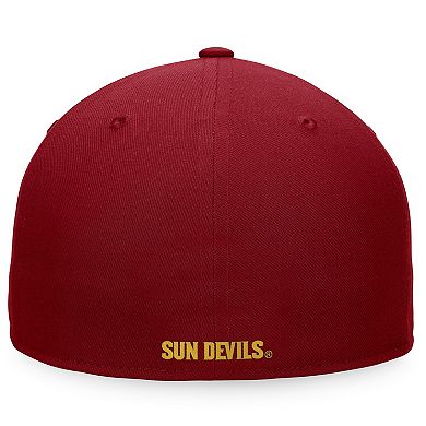 Men's Top of the World Maroon Arizona State Sun Devils Fitted Hat