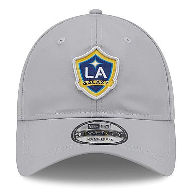 Men's New Era Gray LA Galaxy Active 9TWENTY Adjustable Hat