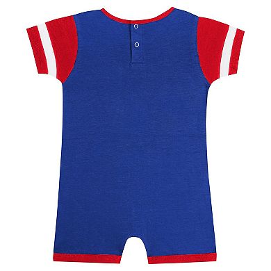 Infant Fanatics Branded Royal Chicago Cubs Fast Pitch Romper
