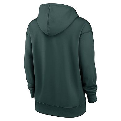 Women's Nike Green Colorado Rockies City Connect Practice Performance Pullover Hoodie