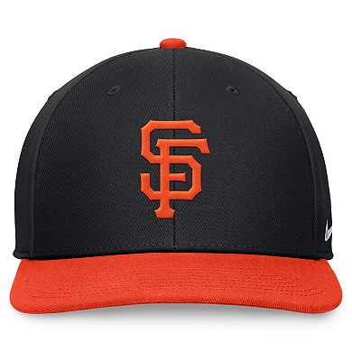Men's Nike Black/Orange San Francisco Giants Evergreen Two-Tone Snapback Hat