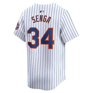 Men's Nike Kodai Senga White New York Mets Home Limited Player Jersey