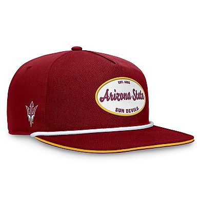 Men's Top of the World Maroon Arizona State Sun Devils Iron Golfer Adjustable Hat