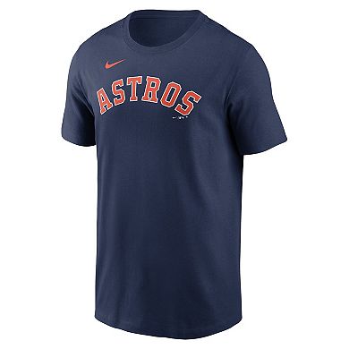 Men's Nike Navy Houston Astros Fuse Wordmark T-Shirt