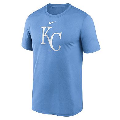 Men's Nike  Light Blue Kansas City Royals Legend Fuse Large Logo Performance T-Shirt