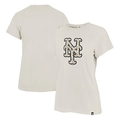 Women's '47 Oatmeal New York Mets Imprint Frankie T-Shirt